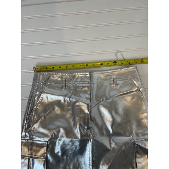 NWT Fashion Nova Red Got it Like That Top & Unmatched Faux Leather Skirt LOT L - Picture 7 of 11